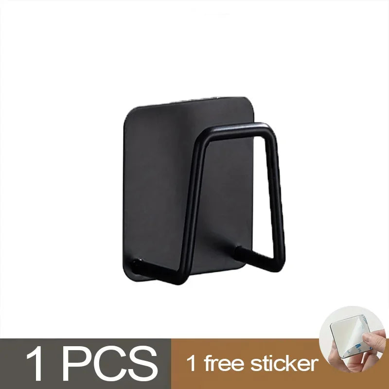 Kitchen Sponges Holder Stainless Steel Sink Shelf Adhesive Holders Drain Drying Rack Wall Hooks Accessories Storage Organizer