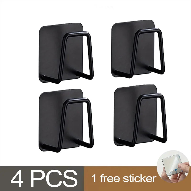 Kitchen Sponges Holder Stainless Steel Sink Shelf Adhesive Holders Drain Drying Rack Wall Hooks Accessories Storage Organizer