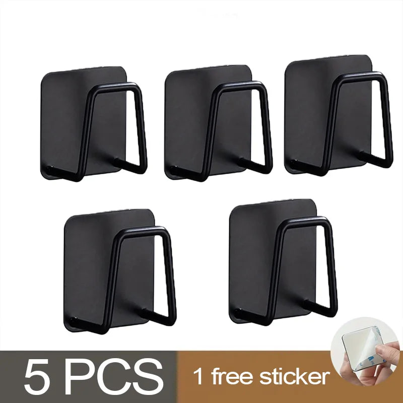 Kitchen Sponges Holder Stainless Steel Sink Shelf Adhesive Holders Drain Drying Rack Wall Hooks Accessories Storage Organizer
